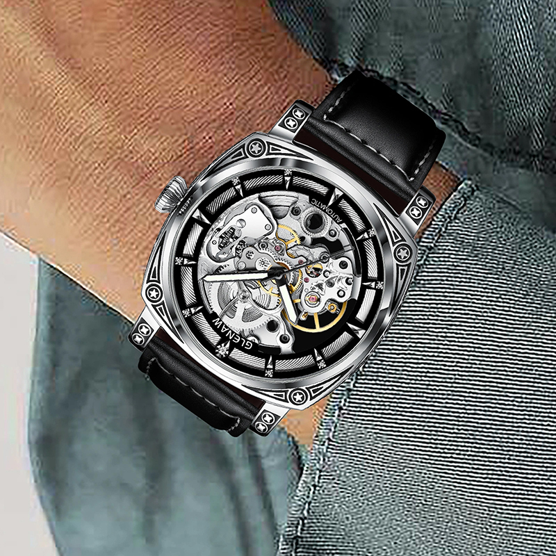 GLENAW Men Watches Top Brand L - Luxury Watch Engraving 리뷰 및 가격