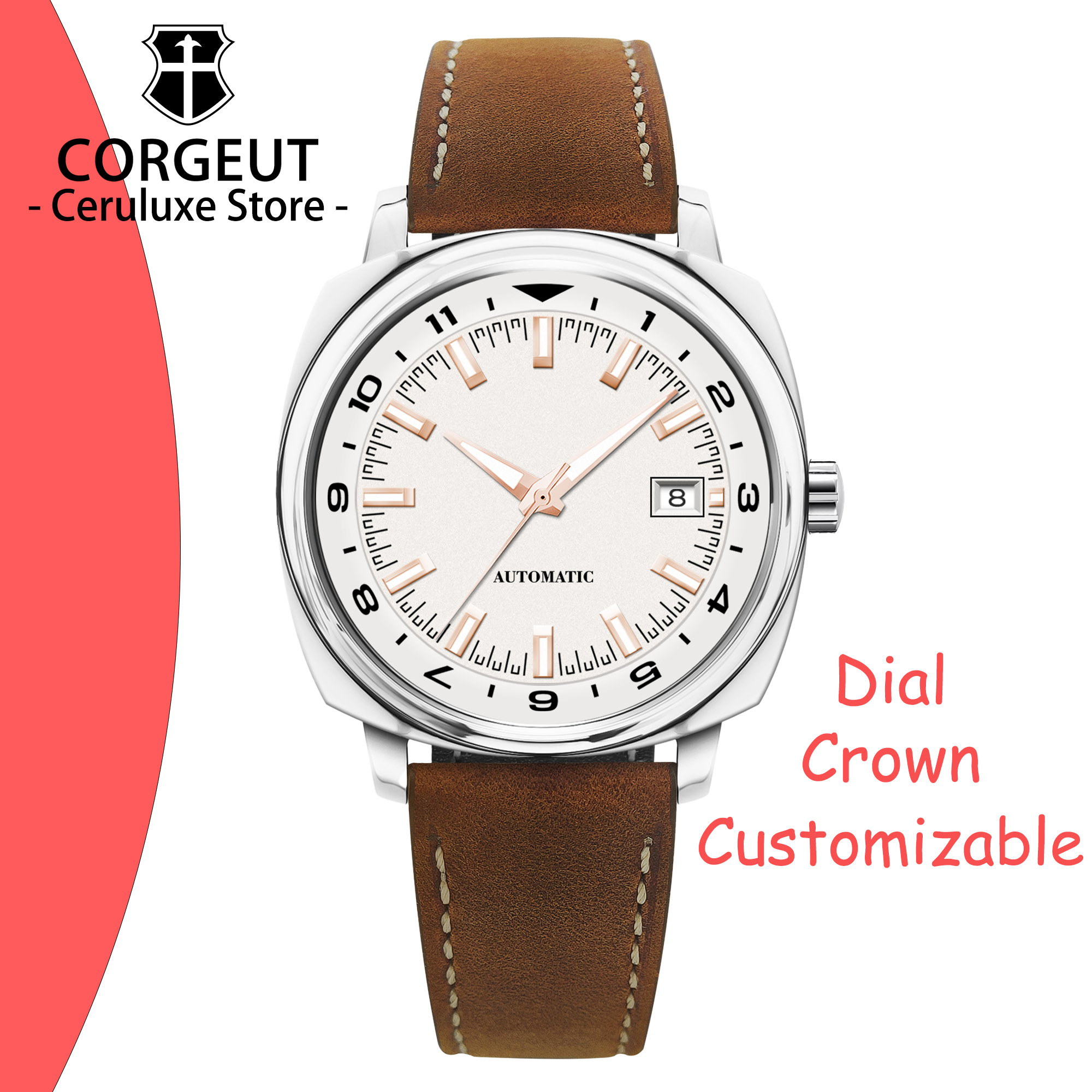 CUSTOM 42MM Stainless Steel Sa - Luxury Watch Collection 리뷰 및 가격