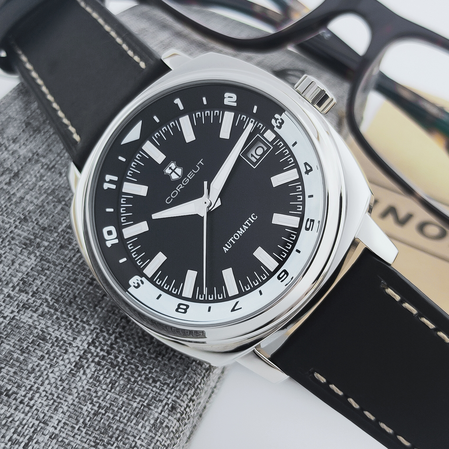CUSTOM 42MM Stainless Steel Sa - Luxury Watch Collection 리뷰 및 가격