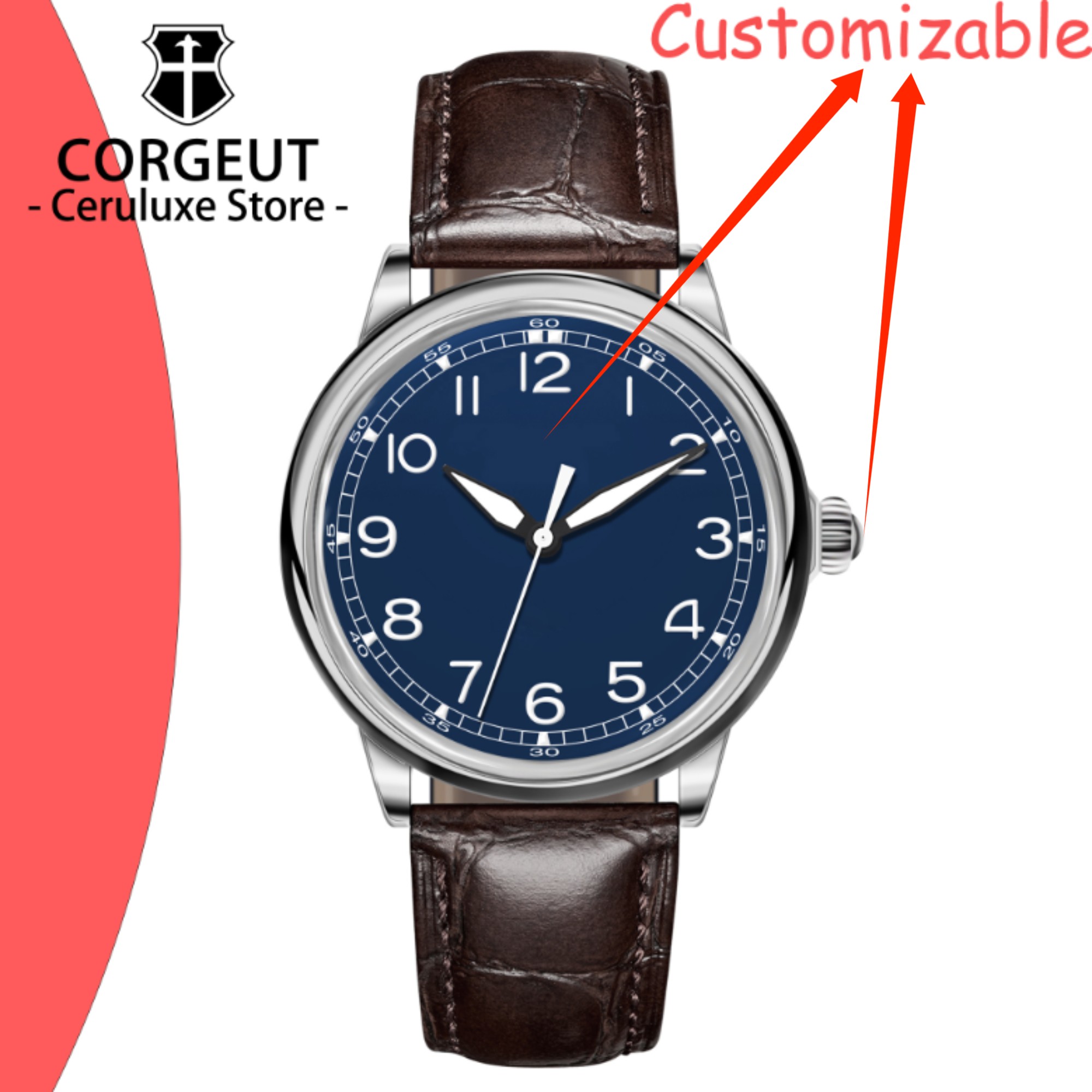CUSTOM Logo 41mm MIYOTA8215 Au - Luxury Watch Collection 리뷰 및 가격