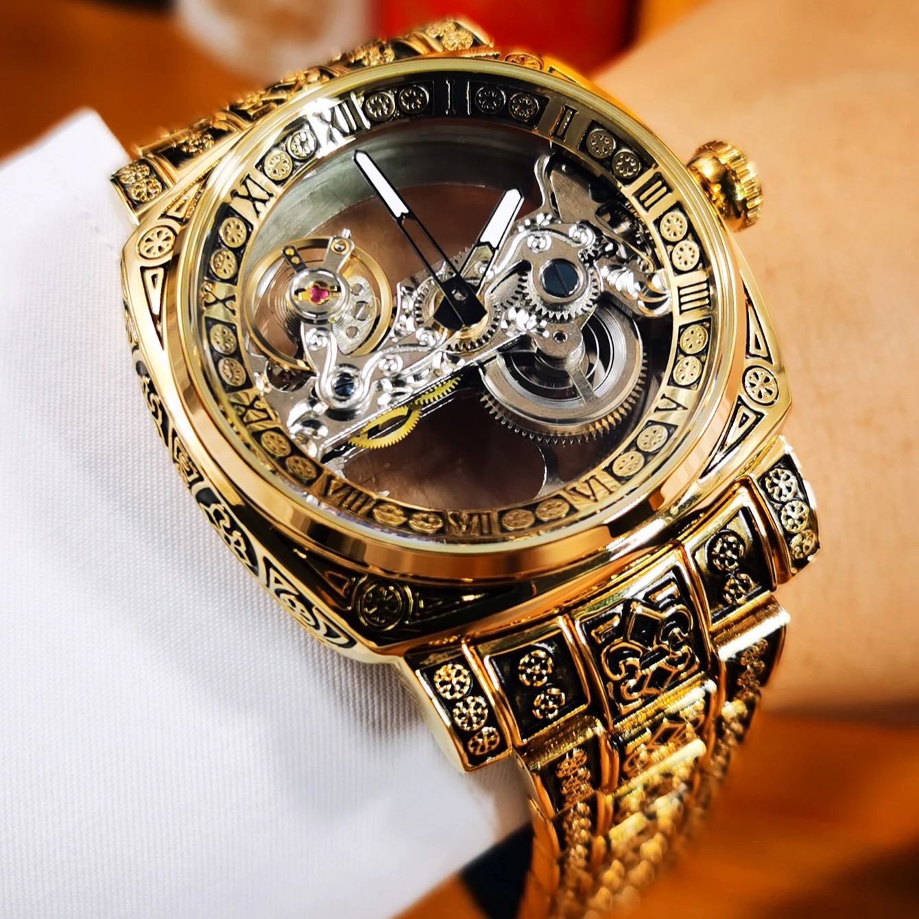 Forsining Retro Engraved Skele - Luxury Watch Engraving 리뷰 및 가격