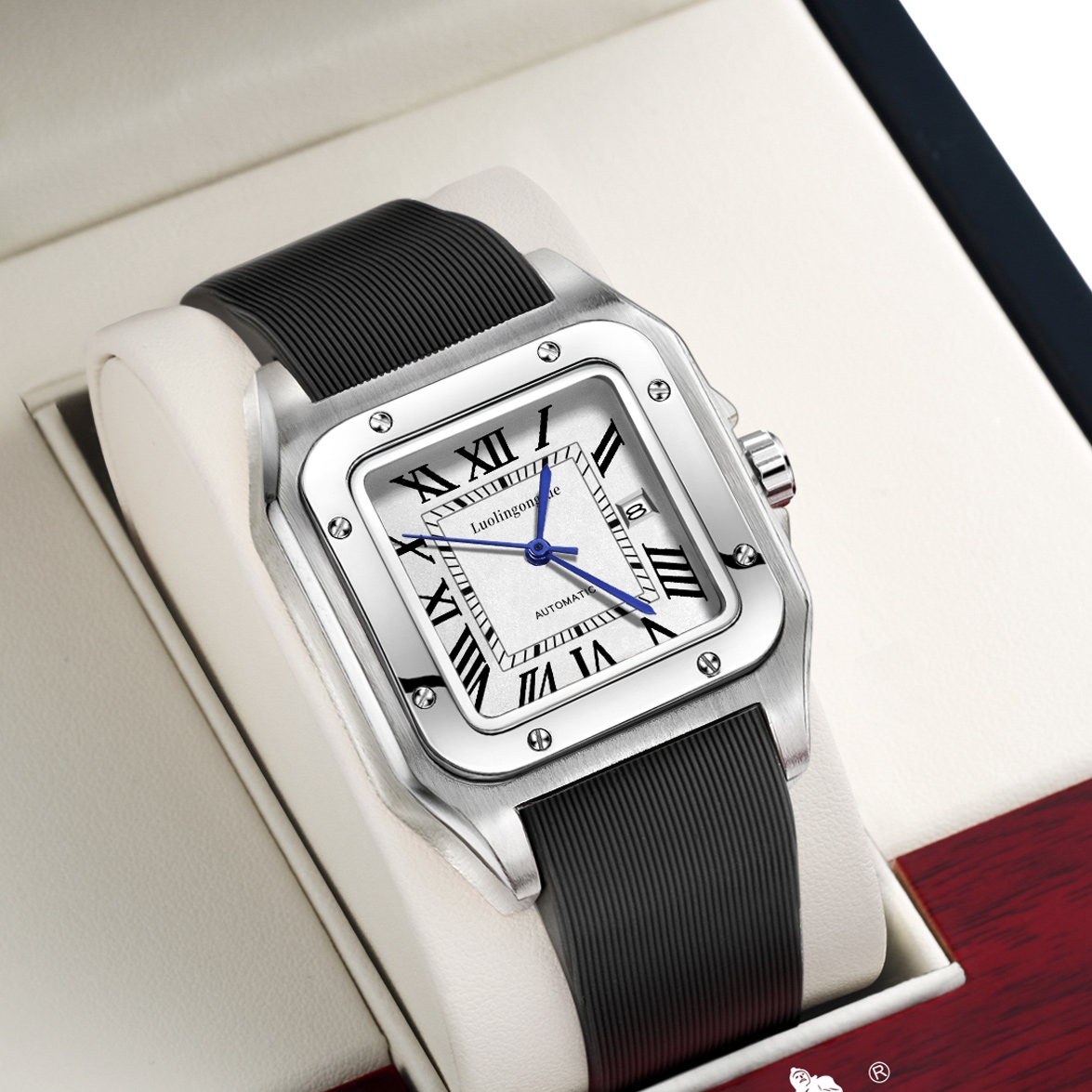 Square-Shaped Popular Men's Me - Luxury Watch On Rubber Strap 리뷰 및 가격
