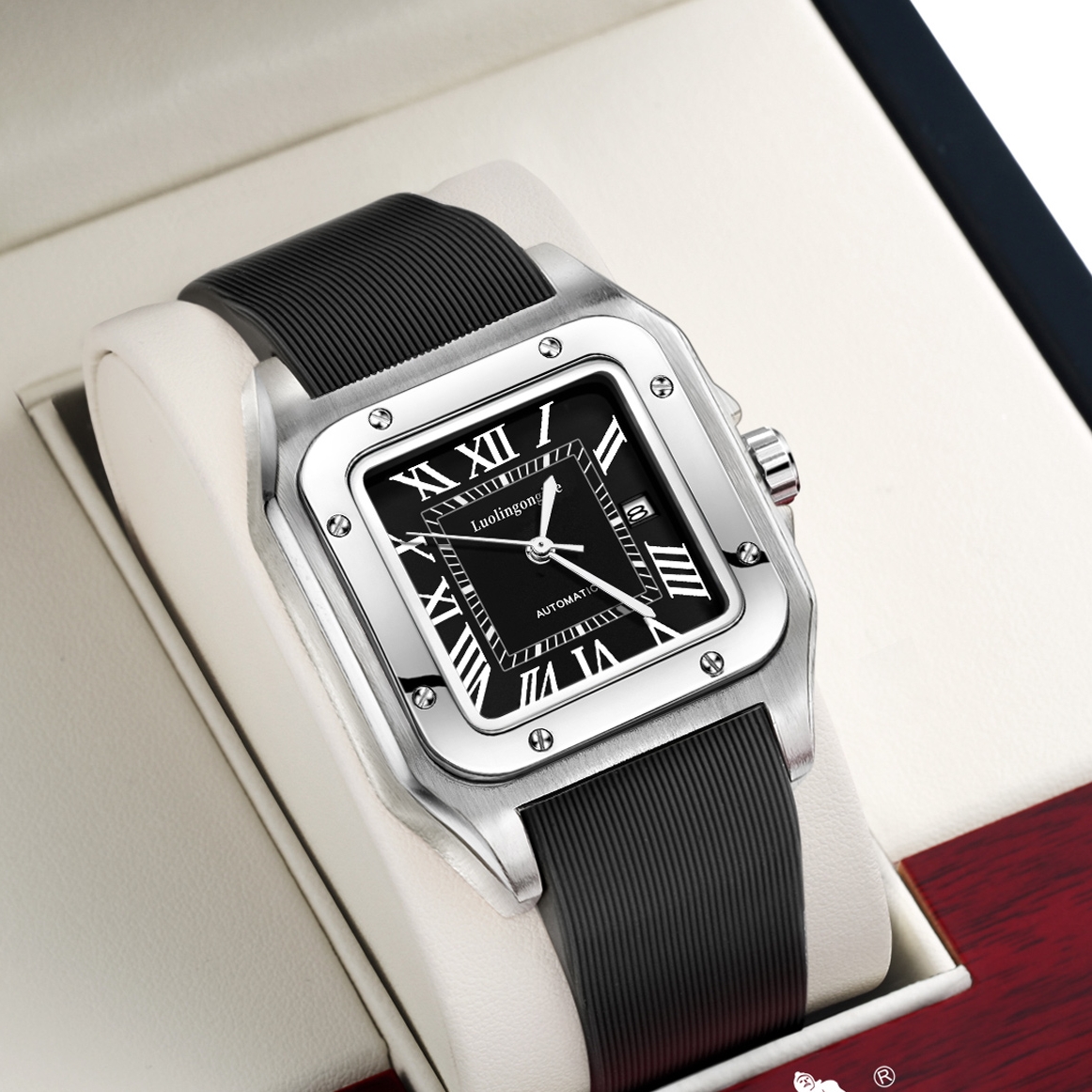 Square-Shaped Popular Men's Me - Luxury Watch On Rubber Strap 리뷰 및 가격