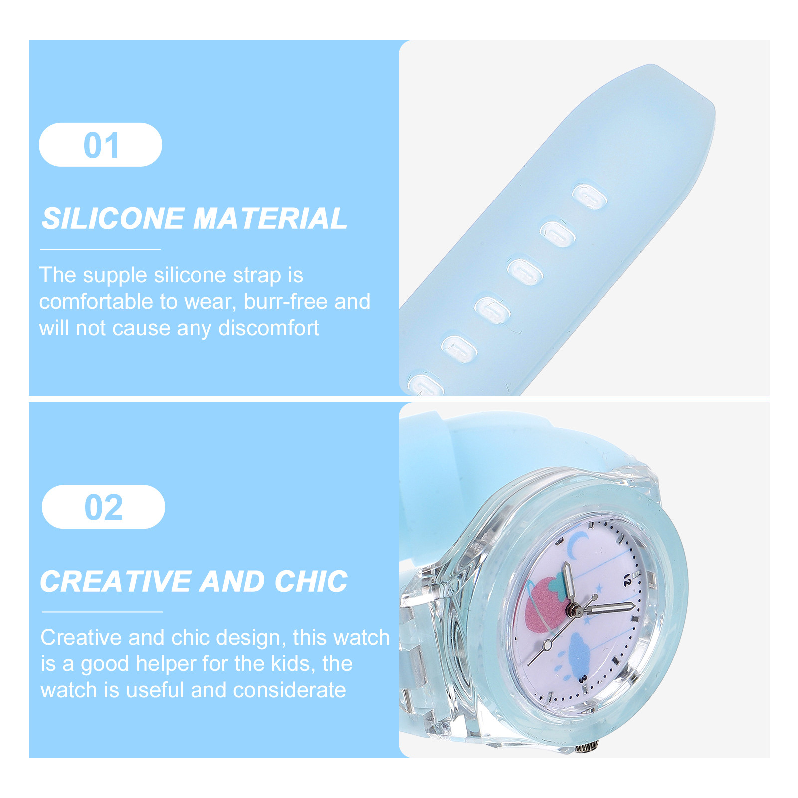 Cartoon Luminous Student Watch - Luxury Watch Kids 리뷰 및 가격