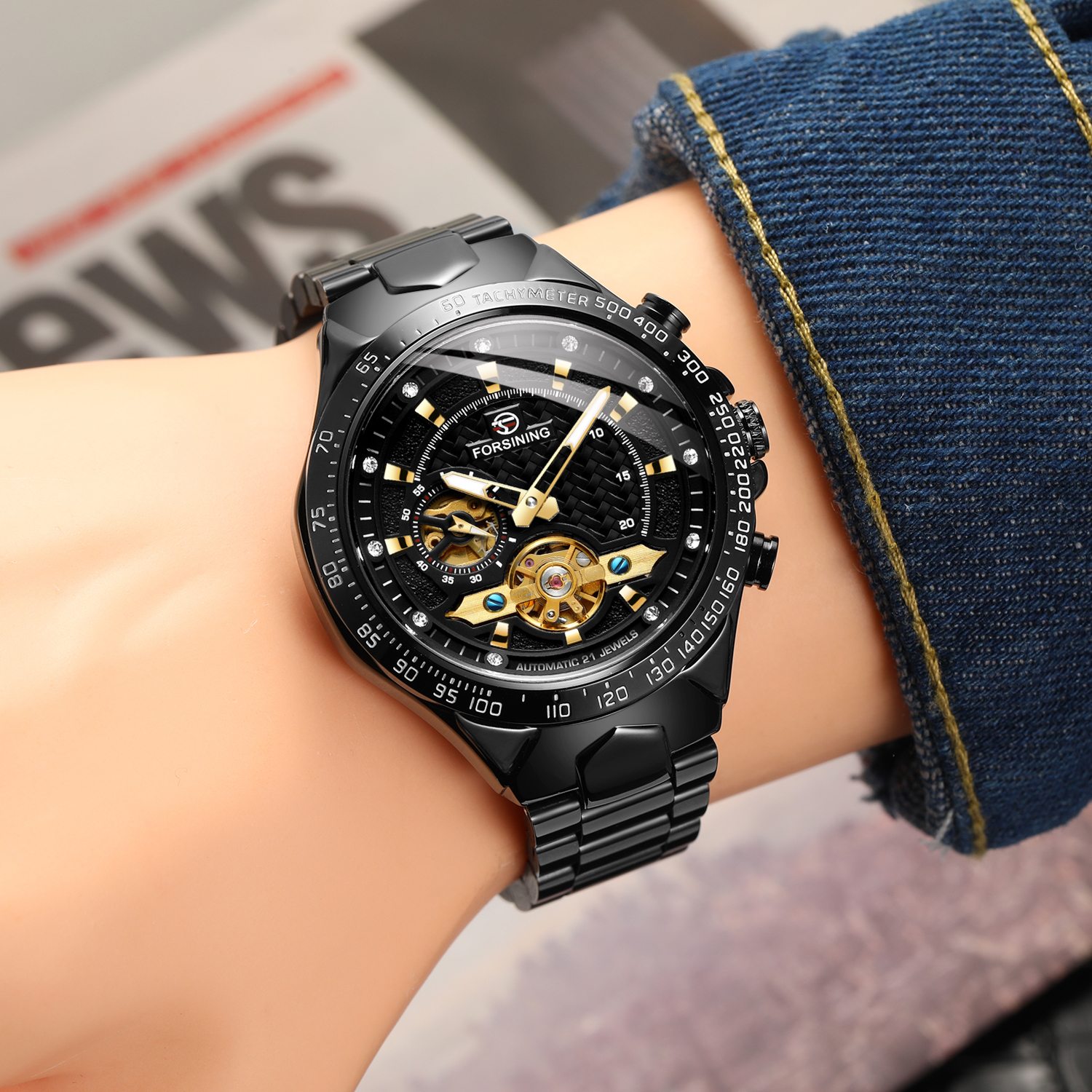 Forsining Diamond Skeleton Out - Luxury Watch And Price 리뷰 및 가격