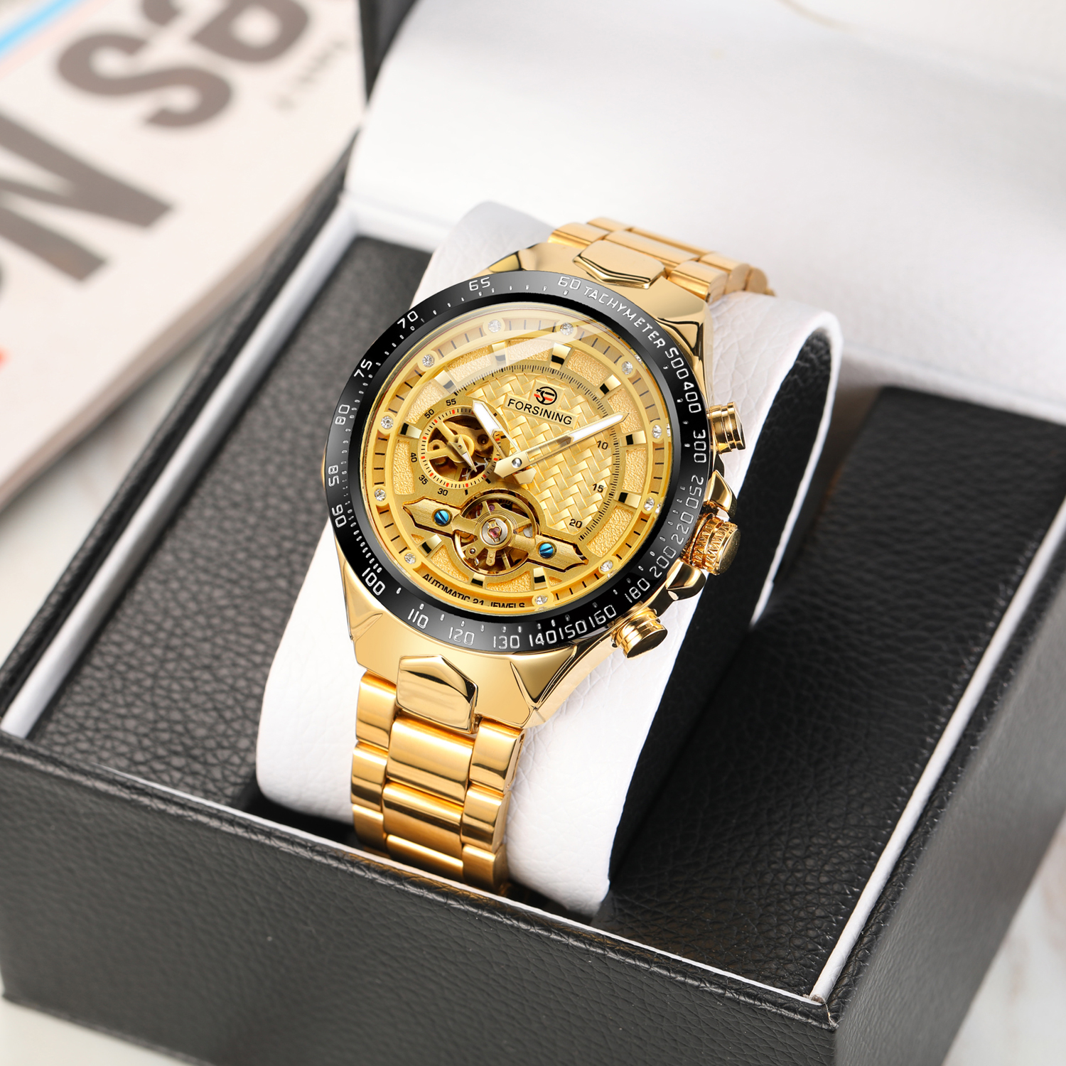 Forsining Diamond Skeleton Out - Luxury Watch And Price 리뷰 및 가격