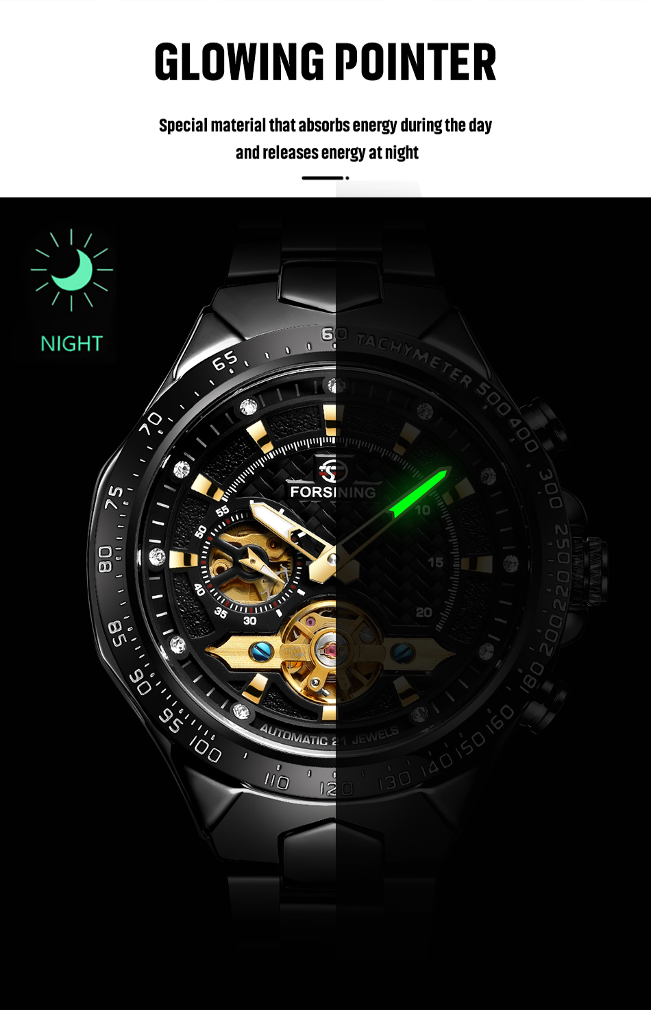 Forsining Diamond Skeleton Out - Luxury Watch And Price 리뷰 및 가격