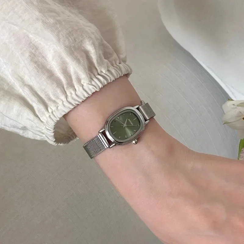 Small Oval Dial Green Watch Si - Luxury Watch Gold 리뷰 및 가격