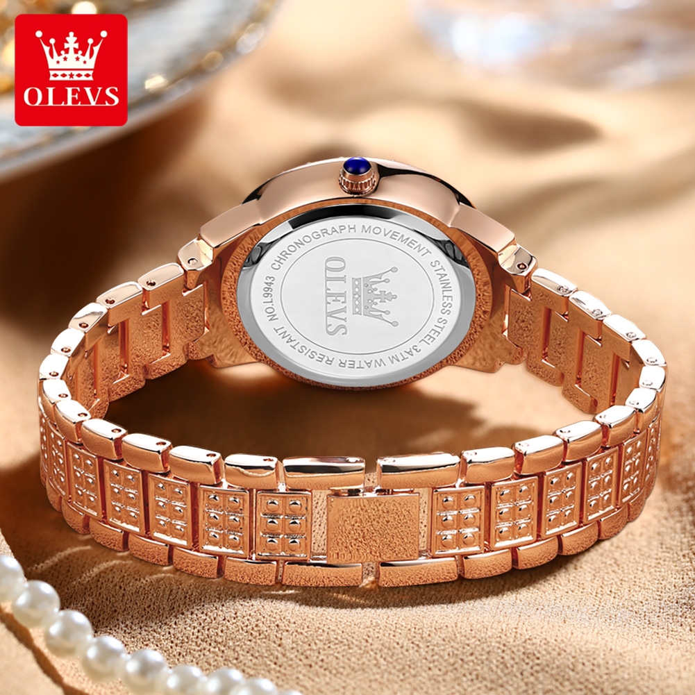 OLEVS 9943 Luxury All Diamond  - Luxury Watch Gold 리뷰 및 가격