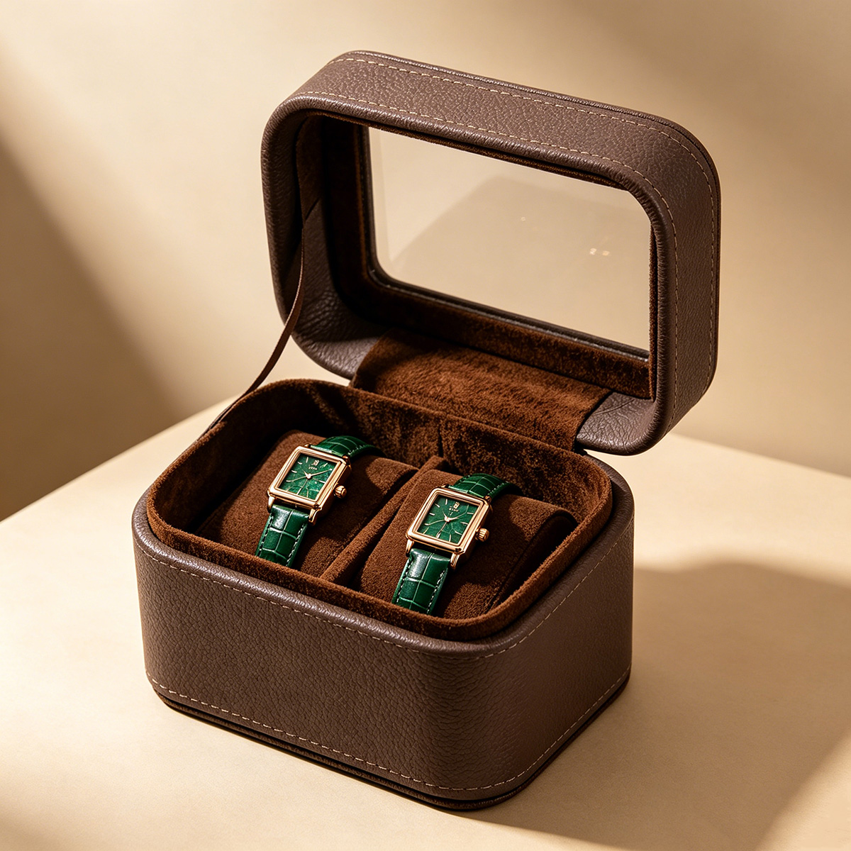 PU Leather Portable Watch Stor - Luxury Watch Travel Case 리뷰 및 가격