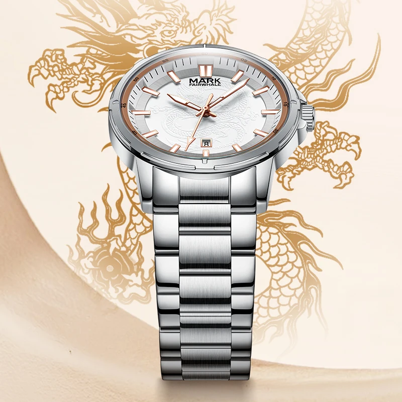 MARK FAIRWHALE Casual Mens  Qu - Luxury Watch Engraving 리뷰 및 가격